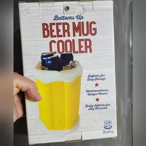 Wembley Yellow Beer Mug Inflatable Cooler NWT